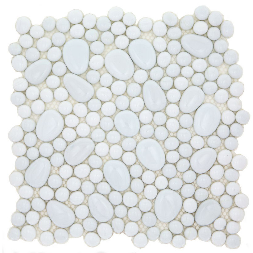 QQ-051 Crystal 8 Pearl Vetro Lucido Serie Mosaico Ston Piastrelle & Mosaici
