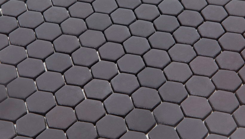 GRAPHITE ESAGONA 23 Vetro Opaca Enamel Esagona 23 Serie Mosaico Ston Piastrelle & Mosaici