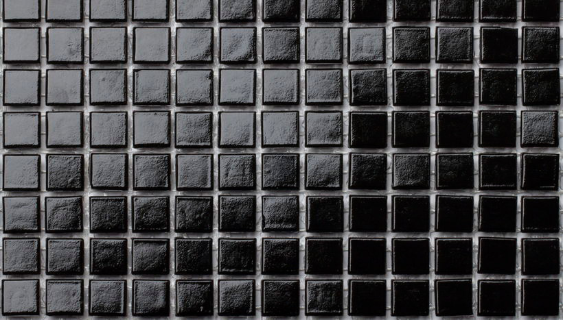 BLACK 10 Pasta di Vetro Irregolare / Satinata Elité 10x10 Serie Mosaico Ston Piastrelle & Mosaici