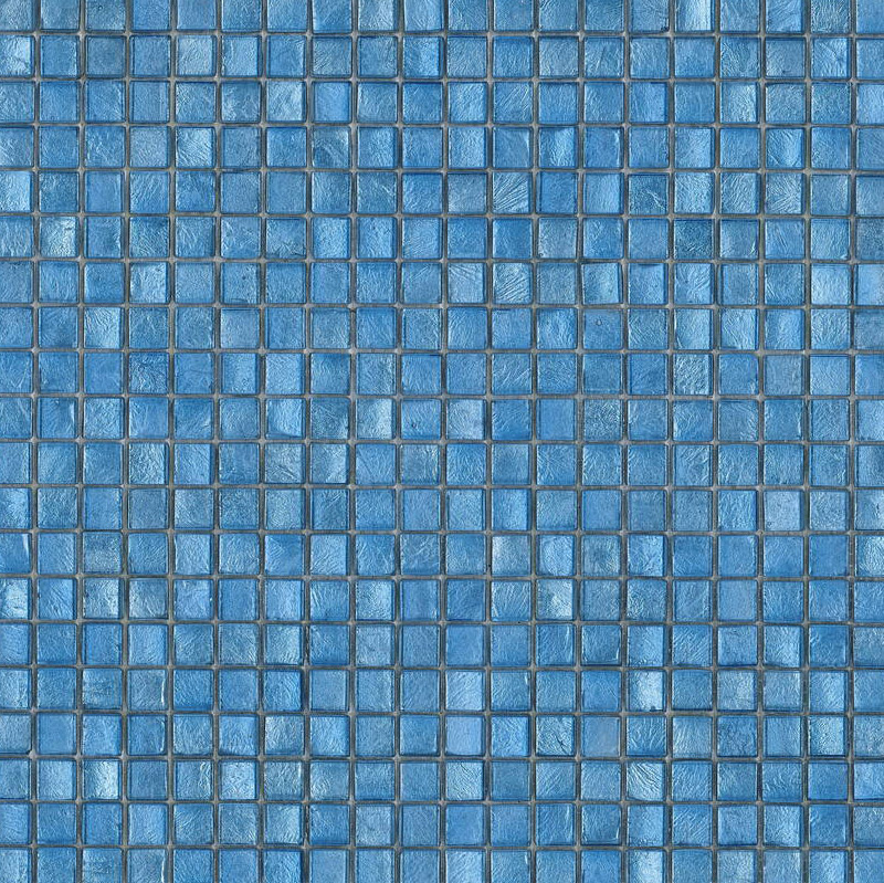 AZZURRO CIELO Pasta di Vetro Lucida Fogliaoro 15x15 Serie Mosaico Ston Piastrelle & Mosaici