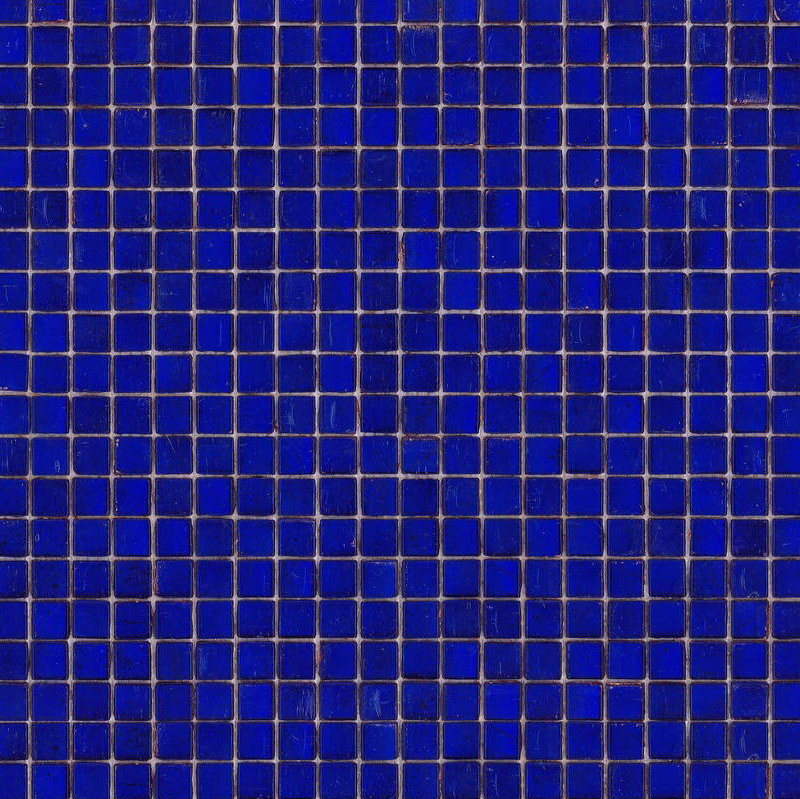 BLU COBALTO Pasta di Vetro Lucida Fogliaoro 15x15 Serie Mosaico Ston Piastrelle & Mosaici