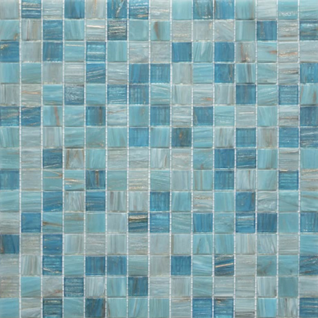 AZURITE Pasta di Vetro Irregolare / Satinata Elité 20x20 Serie Mosaico Ston Piastrelle & Mosaici