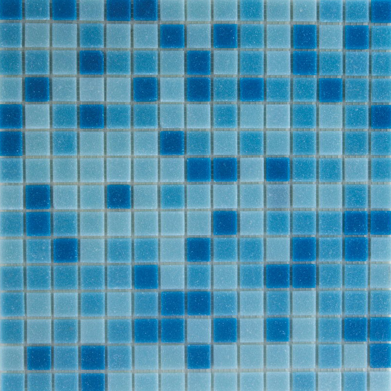 CLASSIC MEDIO SWIMMING Pasta di Vetro Satinata Mix Classic 20x20 Serie Mosaico Ston Piastrelle & Mosaici