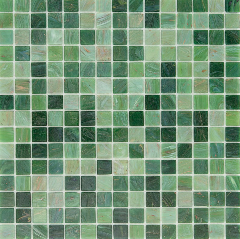 ALL GREEN Pasta di Vetro Satinata Mix Gold+Goldsilk+Patchwork 20x20 Serie Mosaico Ston Piastrelle & Mosaici