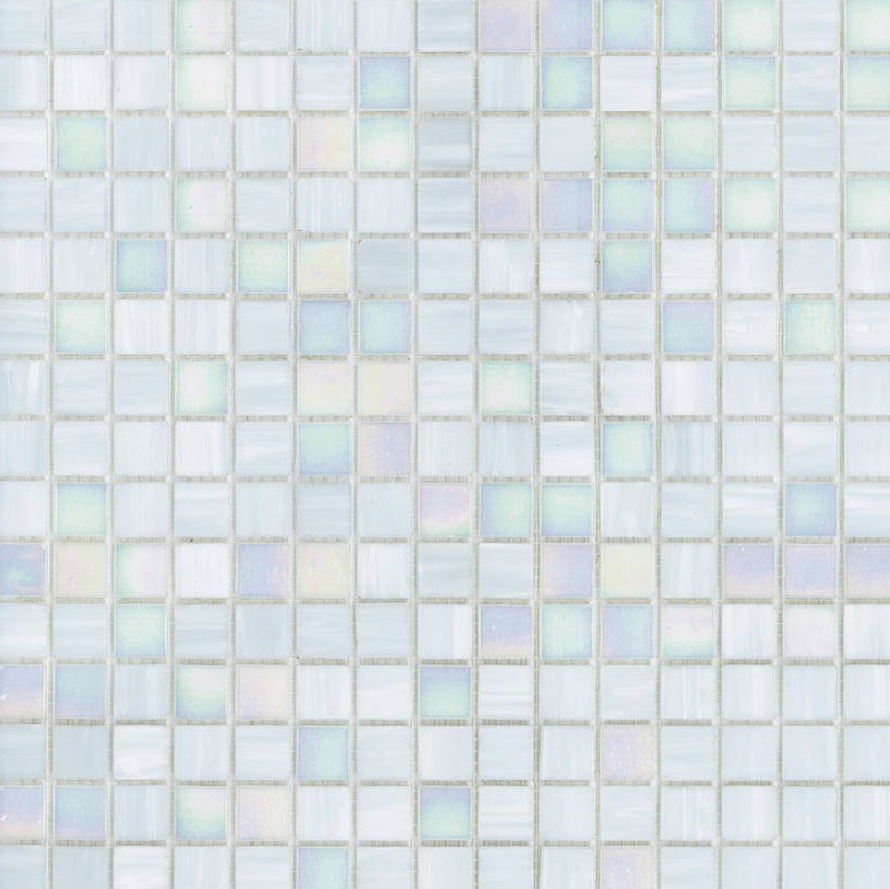 BIANCOPURO Pasta di Vetro Satinata / Cangiante / Iridescente Mix Gold+Goldsilk+Patchwork 20x20 Serie Mosaico Ston Piastrelle & Mosaici