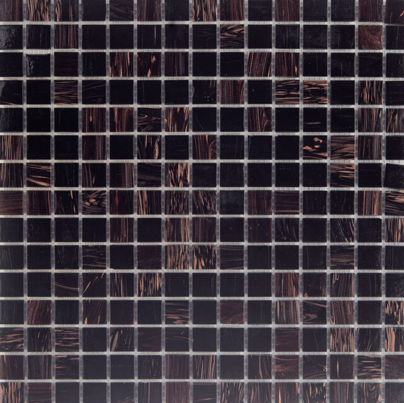 RED NIGHT Pasta di Vetro Satinata Mix Gold+Goldsilk+Patchwork 20x20 Serie Mosaico Ston Piastrelle & Mosaici