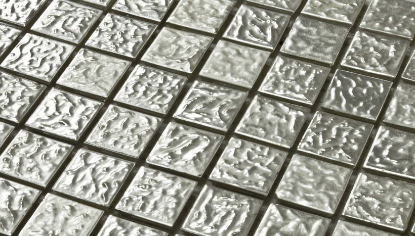 OROPIÚ B ROCK Pasta di Vetro Lucida Glass Oro Serie Mosaico Ston Piastrelle & Mosaici