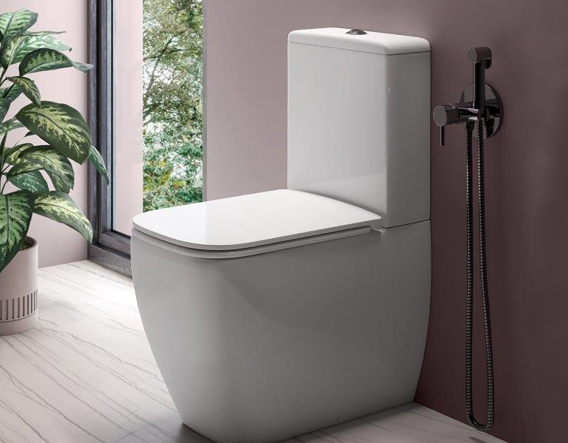 METROPOLITAN serie Sanitari Monoblocco filomuro marchio Rak Ceramics Dianflex