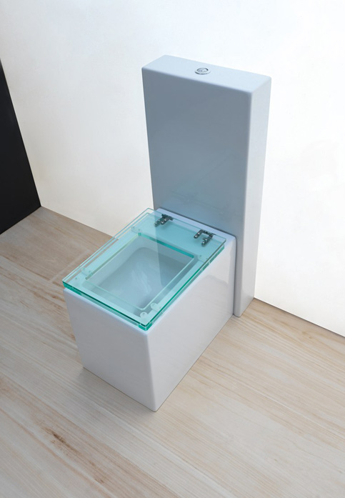 GLASS serie Sanitari Monoblocco colore Bianco Lucido Gsg Ceramiche