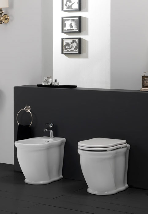 TIME serie Sanitari a Terra colore Bianco Lucido Gsg Ceramiche