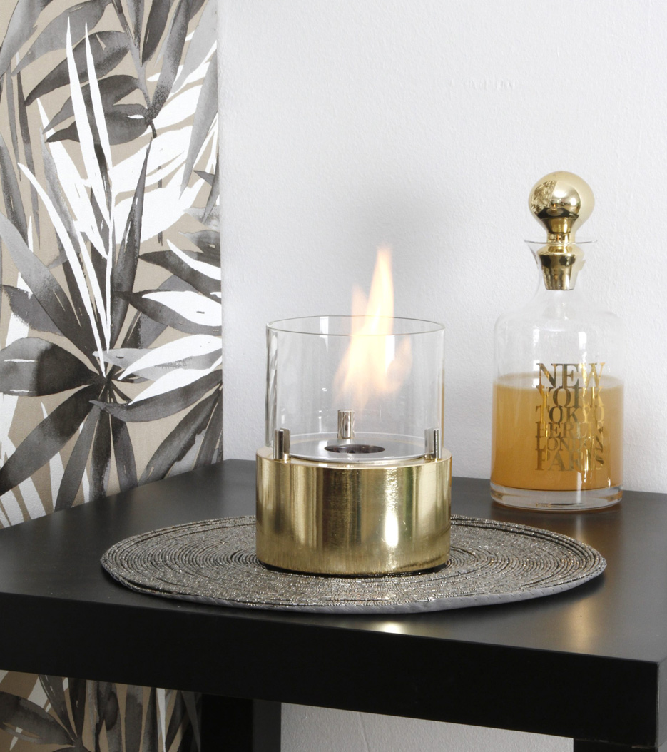 Giotto Candle Gold Luxury a Bioetanolo Stufe & Camini GMR Trading